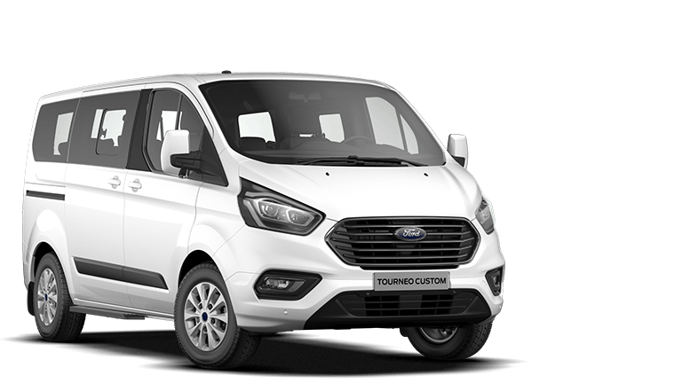 Nuovo Ford Tourneo Custom Extra Large bianco