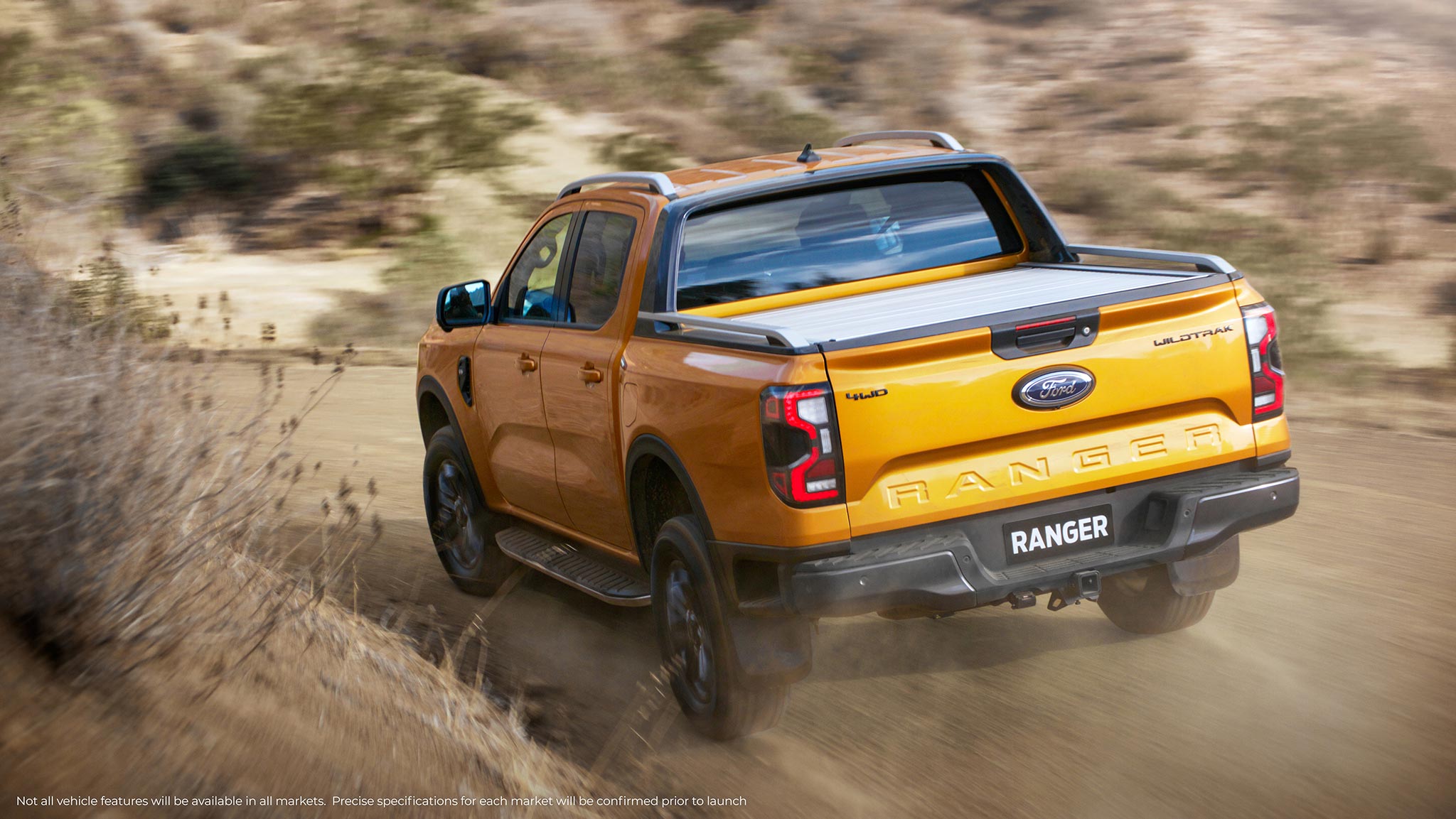 2022Ford Nextgenranger Wildtrak Rear Motion LOW