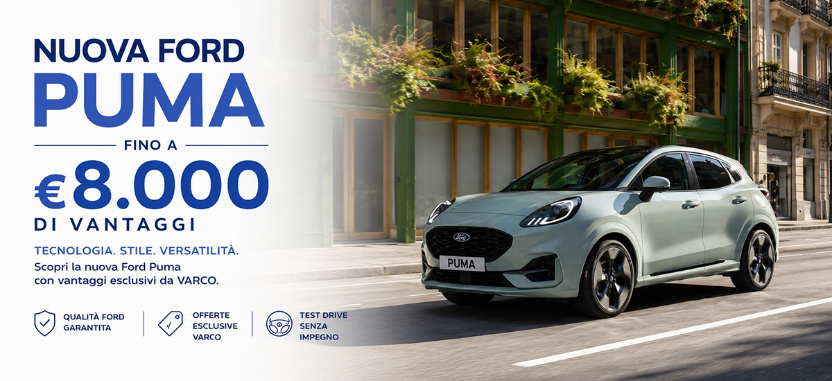 Ford Puma Banner VARCO 1200